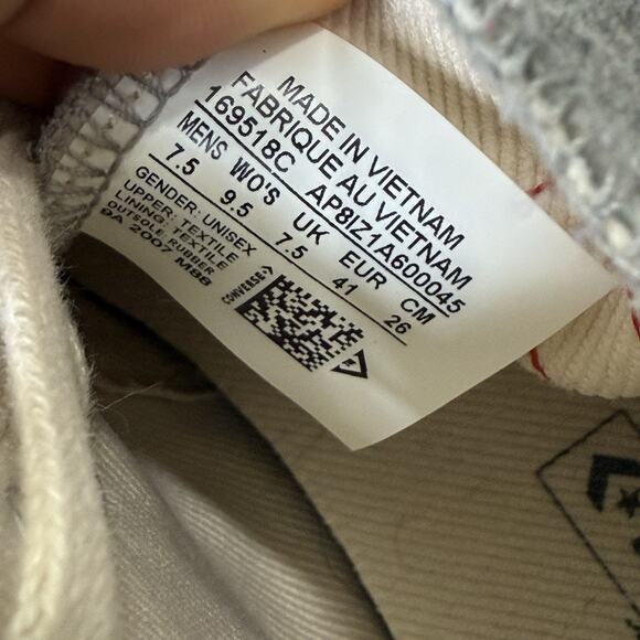 Converse Chuck 70 High Thermo Felt Storm Front Yellow 169518C Unisex Women: 9.5 - Picture 8 of 8